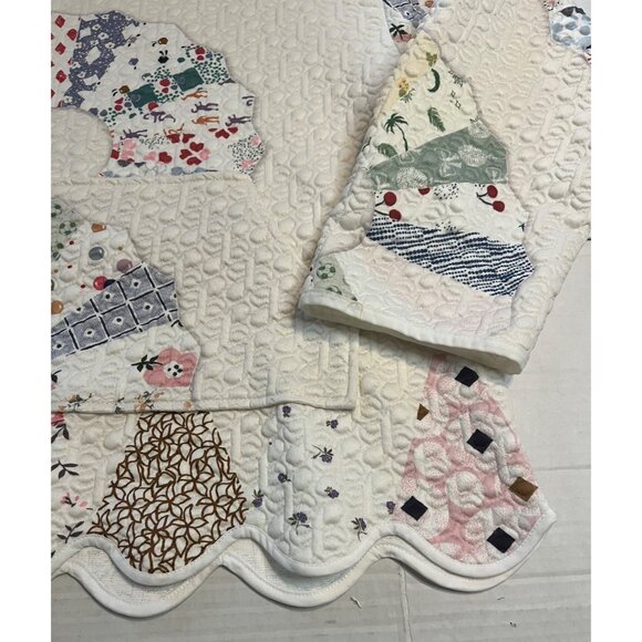 Sun printed padded Quilted Patchwork Hooded sweatshirt XL Cotton boho hoddie. - Picture 5 of 11